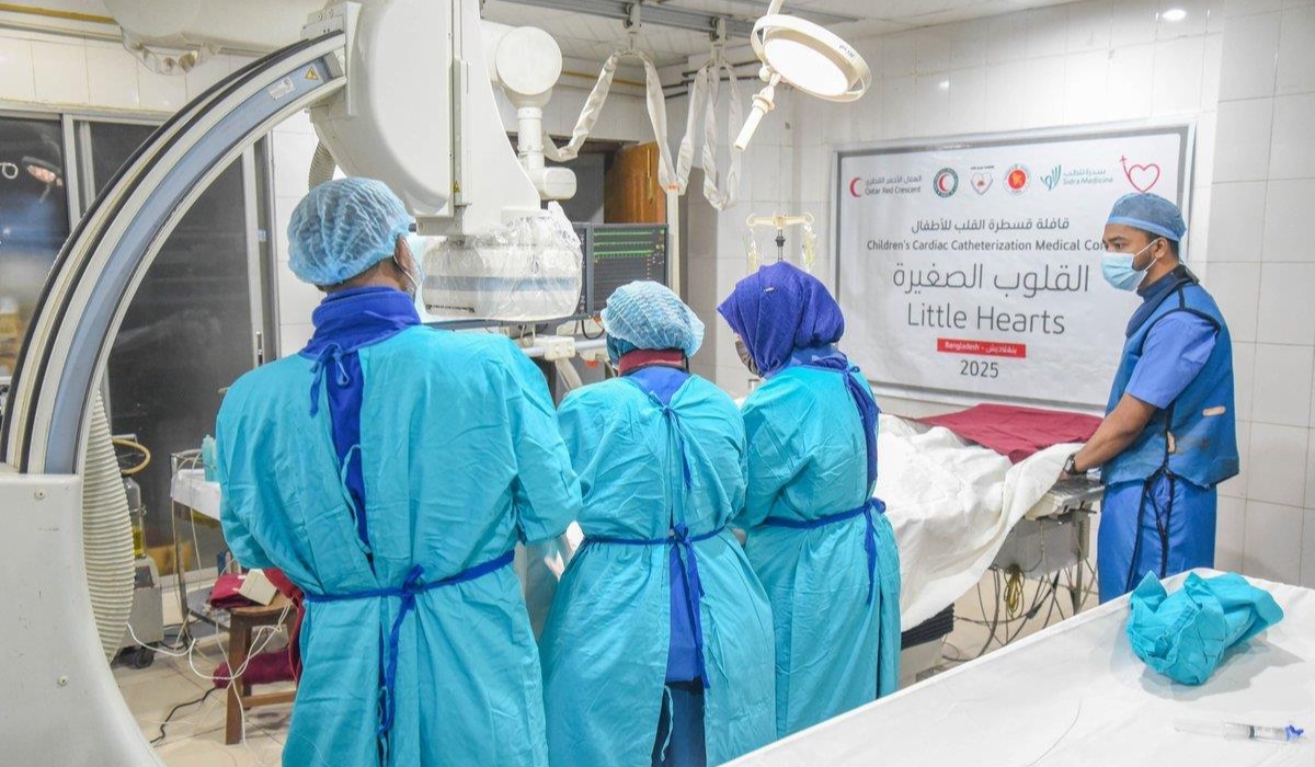 QRCS Launches Little Hearts Medical Convoy in Bangladesh